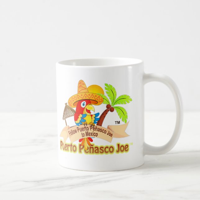 Taza De Café Loro de Puerto Penasco México (Derecha)