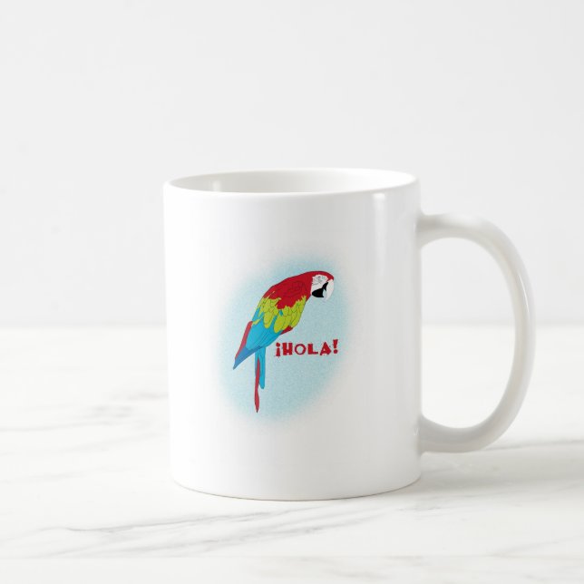 Taza De Café loro del hola (Derecha)