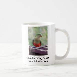 Taza De Café Loro femenino del rey