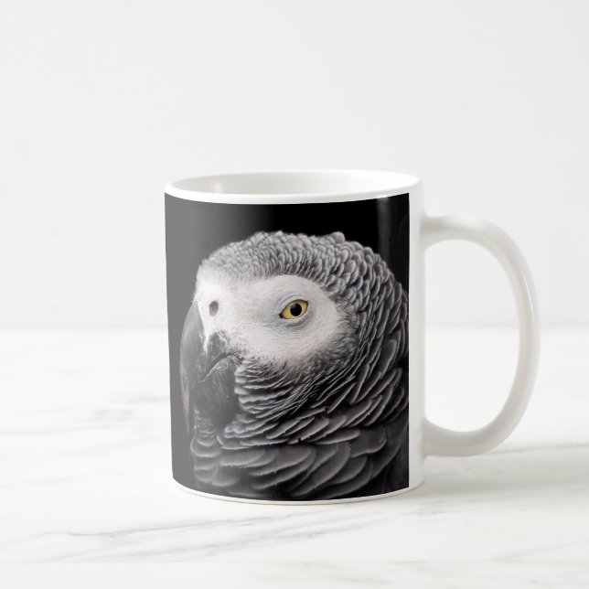 Taza De Café Loro gris africano (Derecha)