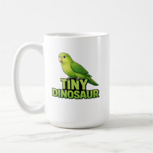 Taza De Café Loro Pequeño Dinosaurio