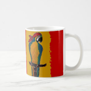 Taza De Café Loro Pirata