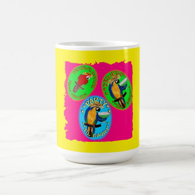TAZA DE CAFÉ LOROS (Centro)