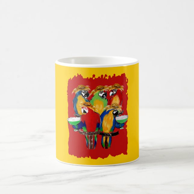 Taza De Café Loros Borrachos (Centro)