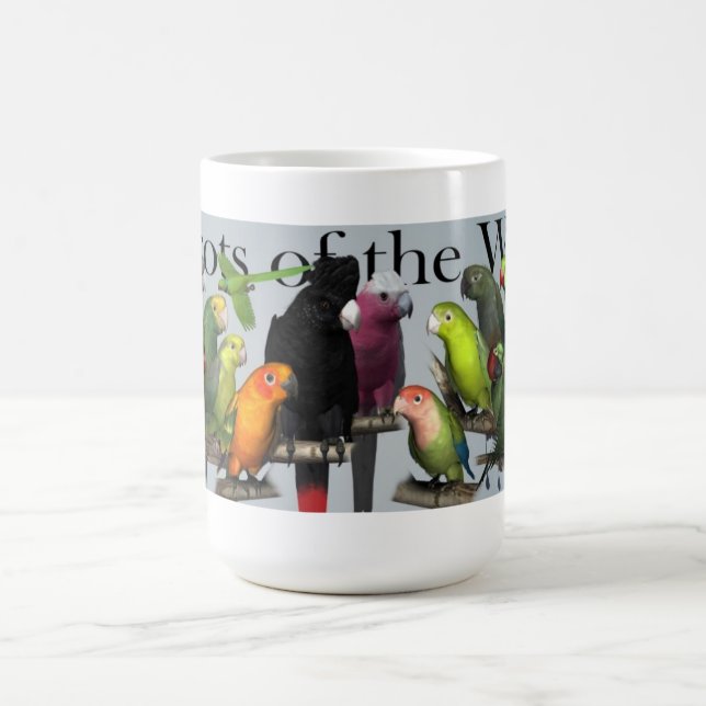 Taza De Café Loros del mundo (Centro)