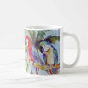 Taza De Café Loros en paraíso