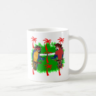 TAZA DE CAFÉ LOROS PIRATAS