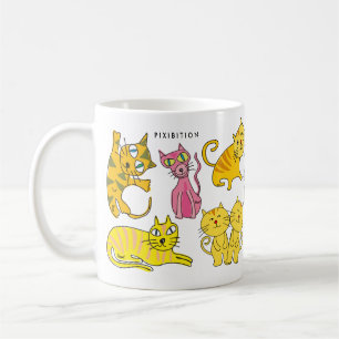 Taza De Café Los 13 Gatos En Una Mug