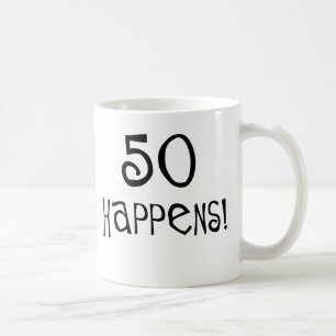 Taza De Café ¡los 50.os regalos de cumpleaños, 50 suceden!