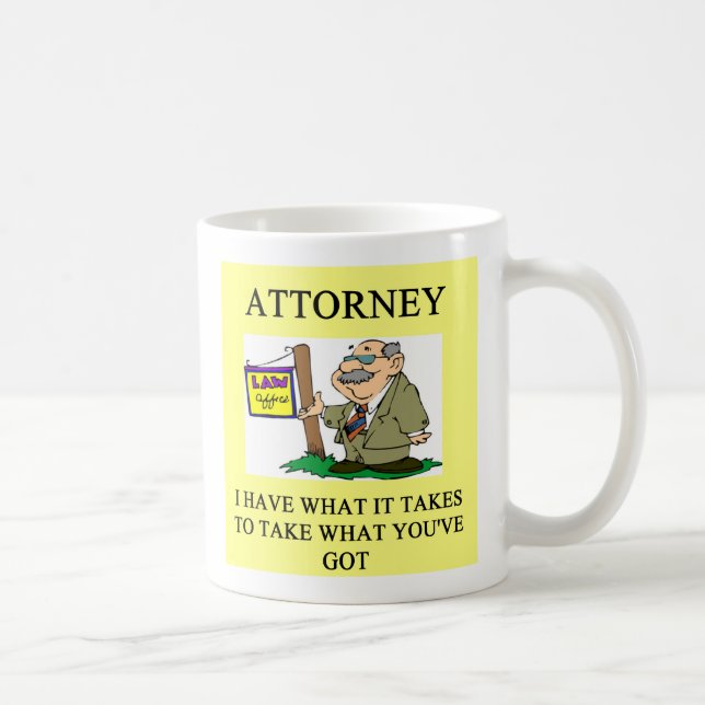 Taza De Café los abogados y los abogados bromean, los abogados (Derecha)