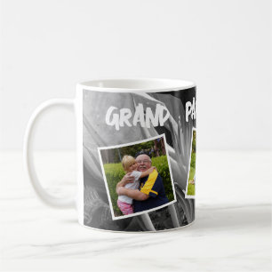 Taza De Café Los abuelos aman al Collage de fotos 3
