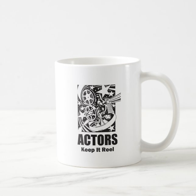 Taza De Café Los actores lo guardan carrete (Derecha)