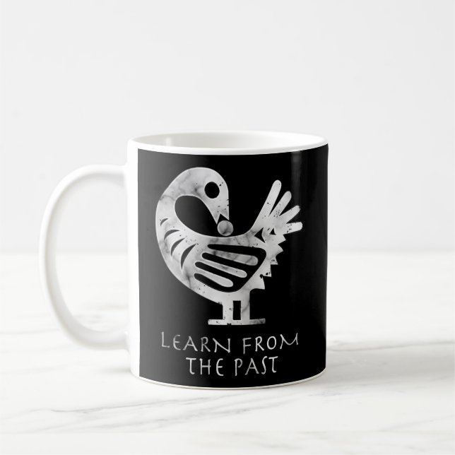 Taza De Café Los Africanos Adinkra Sankofa Aka Aprenden Del Pas (Izquierda)