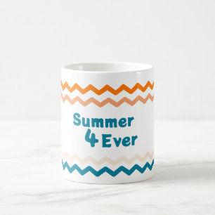 Taza De Café Los Amantes De La Playa Son Atractivos Y Coloridos