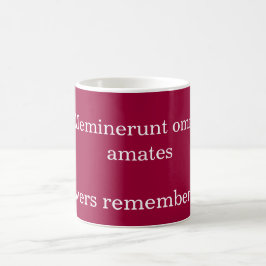 Taza De Café Los amantes recuerdan todos