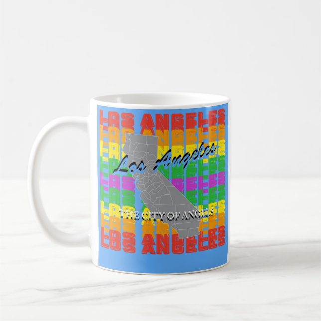 Taza De Café Los Angeles coffee mug  (Izquierda)
