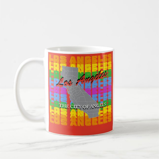 Taza De Café Los Angeles coffee mug  (Izquierda)