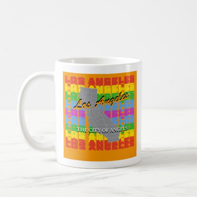 Taza De Café Los Angeles coffee mug  (Izquierda)