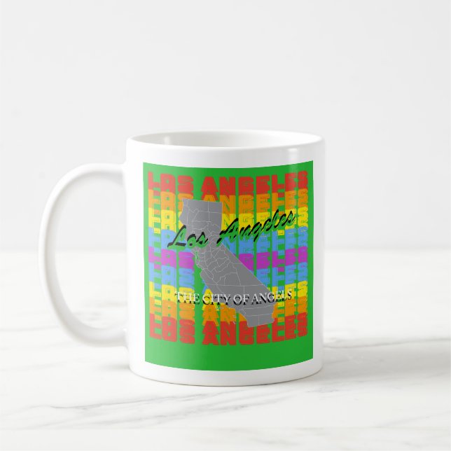 Taza De Café Los Angeles coffee mug  (Izquierda)