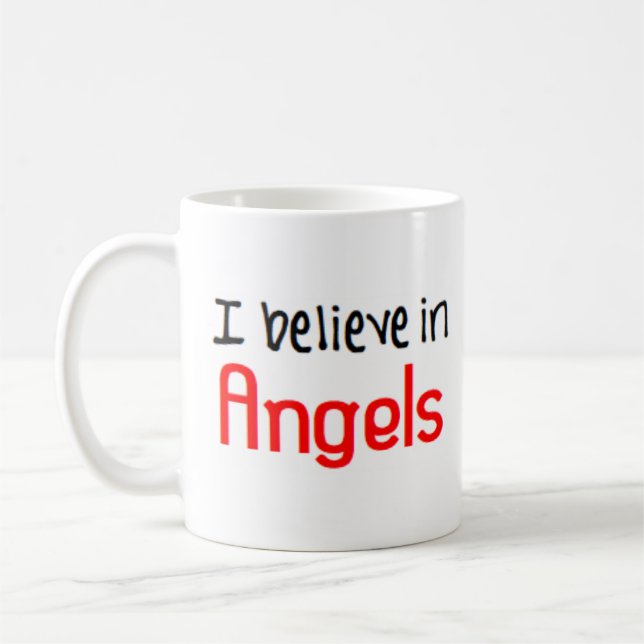 Taza De Café los ángeles creen en (Izquierda)