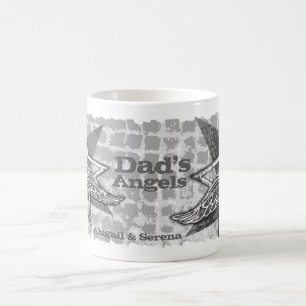 Taza De Café Los ángeles de las dads en las estrellas foto barb