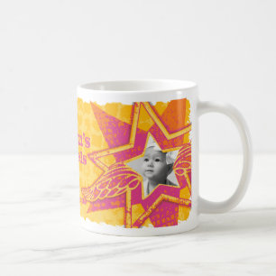 Taza De Café Los ángeles de mamá/Mamá en la foto de estrellas a