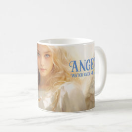 Taza De Café Los ángeles me vigilan