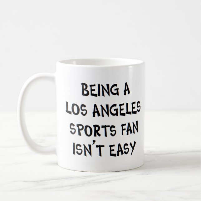 Taza De Café los angeles sports fan, being (Izquierda)