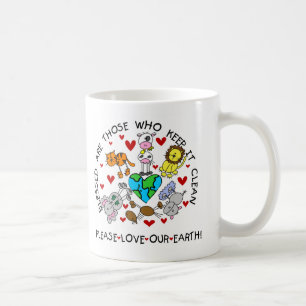 Taza De Café Los animales aman nuestra tierra