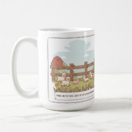 Taza De Café los animales de la granja 