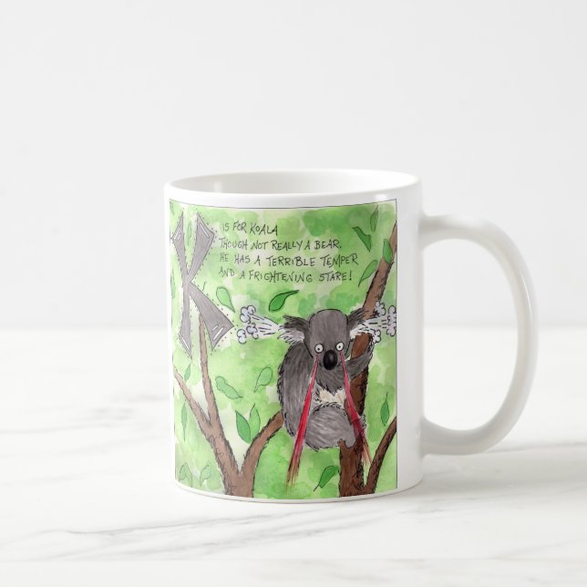 Taza De Café Los animales me están asustando (Derecha)