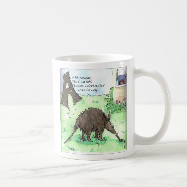 Taza De Café Los animales me están asustando (Derecha)