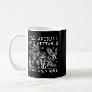 Taza De Café Los animales son mimosos, algunos solo en el bosqu