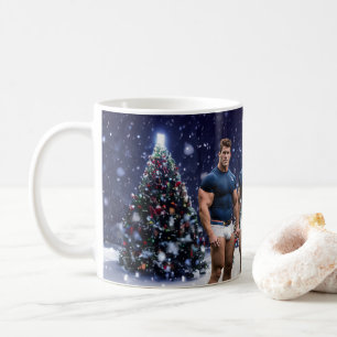 Taza De Café Los árboles de Navidad brillantes de SlipperyJoe d
