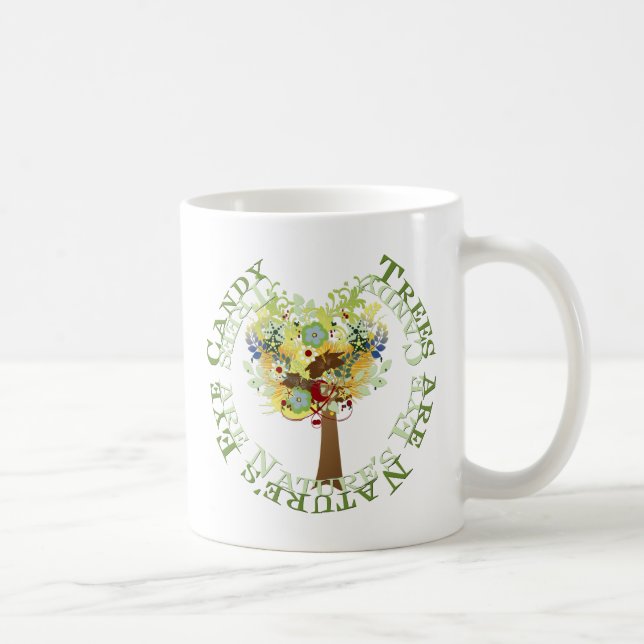 Taza De Café Los árboles son Candy (Derecha)