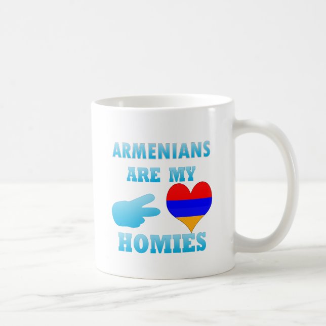 Taza De Café Los armenios son mi Homies (Derecha)
