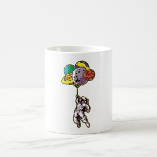 Taza De Café Los astronautas vuelan al espacio