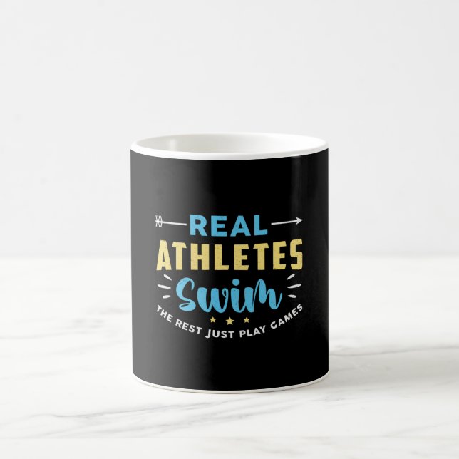 Taza De Café Los Atletas Reales Nadan Bañera Graciosa (Centro)