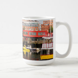 Taza De Café Los barcos amarraron el Portland, Maine