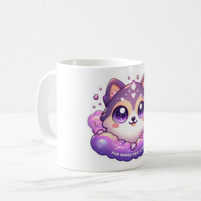 Taza De Café Los bebés primero siempre cantan un regalo de aman (Anverso izquierdo)