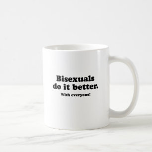 Taza De Café Los bisexuales lo hacen mejor