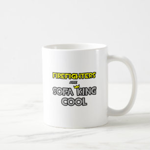 Taza De Café Los bomberos son Guay Sofa King