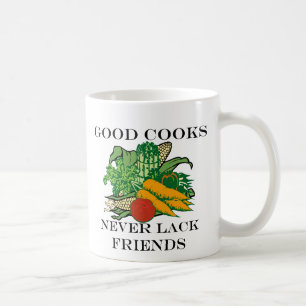 Taza De Café Los buenos cocineros nunca carecen de amigos