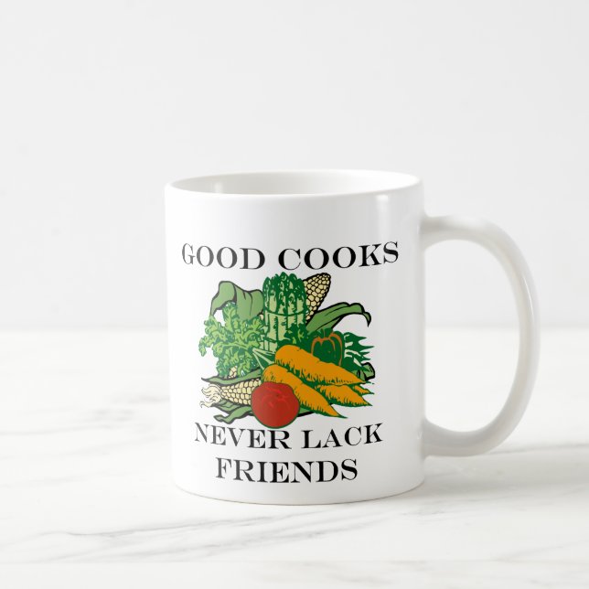 Taza De Café Los buenos cocineros nunca carecen de amigos (Derecha)