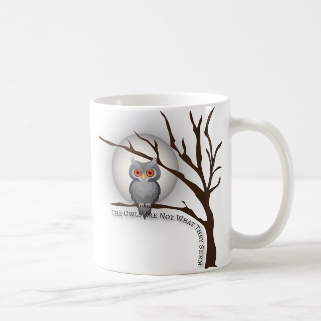 Taza De Café Los búhos no son lo que parecen (Derecha)