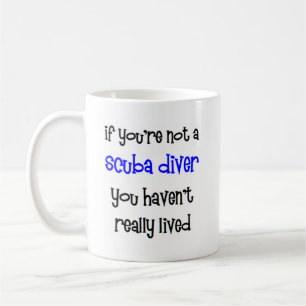 Taza De Café los buzos de scuba realmente viven