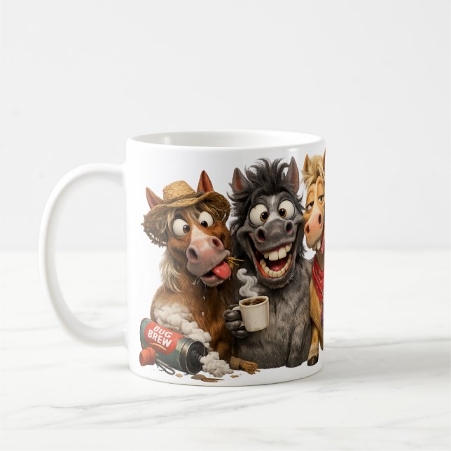 Taza De Café Los Caballos Corky (Izquierda)