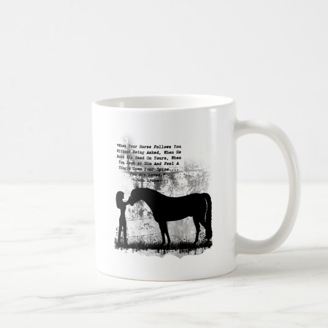 Taza De Café Los caballos le aman (Derecha)