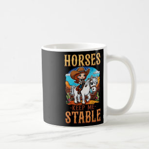 Taza De Café Los Caballos Me Mantienen Estable I Hincha Pony Ec
