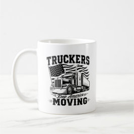 Taza De Café Los camioneros mantienen América en movimiento